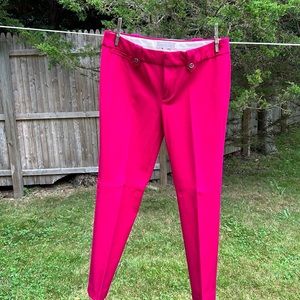 Beautiful fuschia crop dress pants